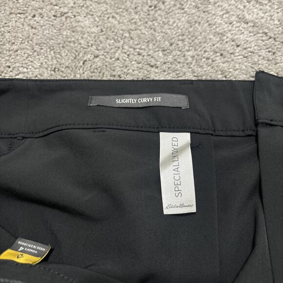 Eddie Bauer Pants Travex Slightly Curvy Fit Straight Leg Black Women’s 4 - Picture 3 of 6